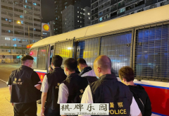 香港警方破深水埗非法网上百家乐赌档拘5人兼发