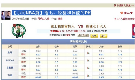 NBA季后赛5月27日：波士顿凯尔特人 vs 费城七十六人