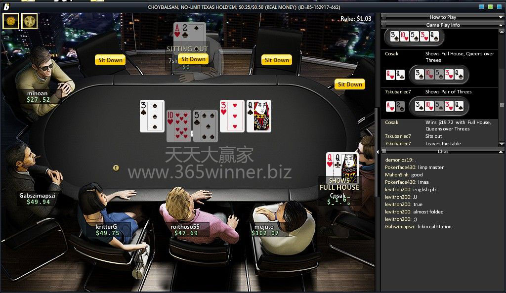 网络在线扑克室：bwin poker 详细介绍